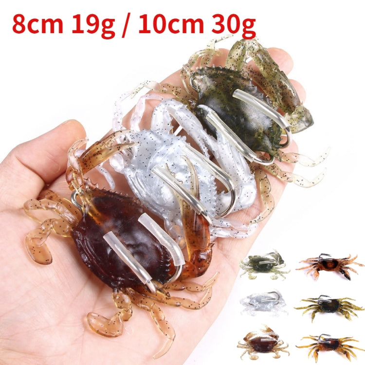 3 PCS HENGJIA SO068 Submerged Crab Hook Anti-hanging Bottom Ice Fishing Bait, Color: 10cm 30g Green - free shipping - PMC Jewellery - Order now!