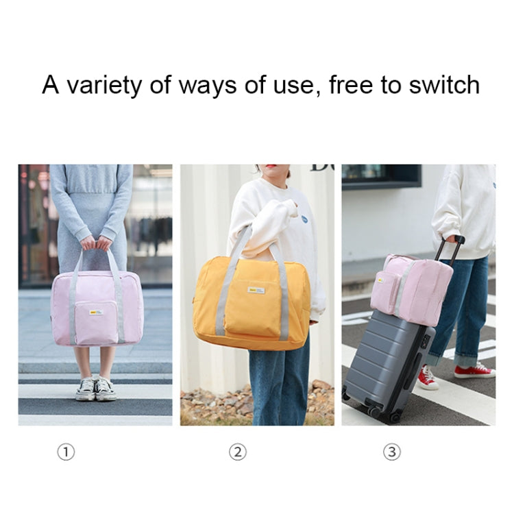 RH2202 Portable Foldable Travel Bag with Expansion Function(Pink) - Storage Bags by PMC TechLife | Online Shopping South Africa | PMC TechLife | Buy Now Pay Later Mobicred