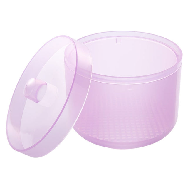 Nail Polisher Can Be Soaked And Drained Cleaning Disinfection Box(Purple)