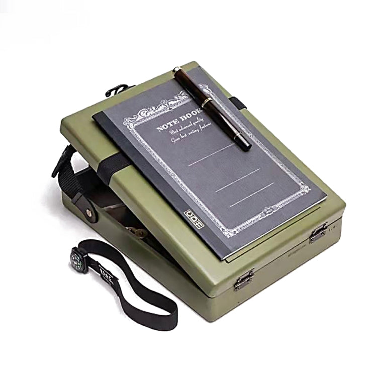 Writer Messenger Wooden Box Walnut Briefcase(Green) - free shipping - PMC Jewellery - Order now!