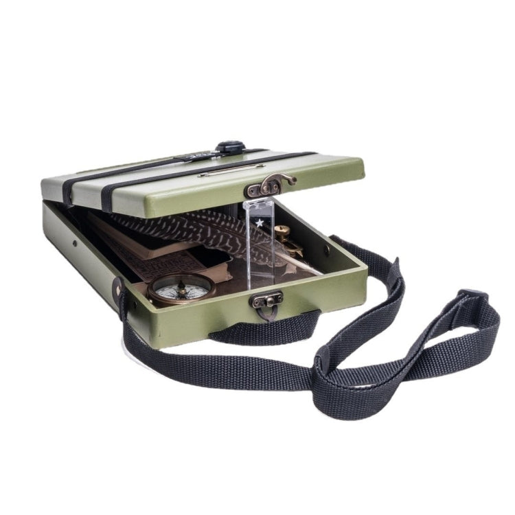Writer Messenger Wooden Box Walnut Briefcase(Green) - free shipping - PMC Jewellery - Order now!