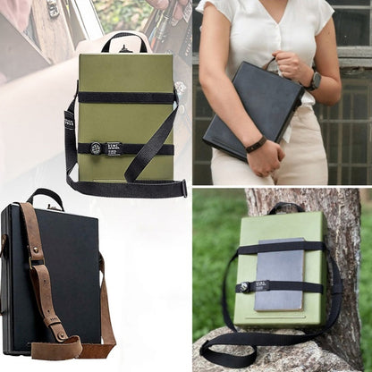 Writer Messenger Wooden Box Walnut Briefcase(Green) - free shipping - PMC Jewellery - Order now!