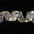 Christmas LED Lights Bronzing Double Ribbon String Lights, Specification: 10m(Silver Warm Light) - free shipping - PMC TechLife - Order now!