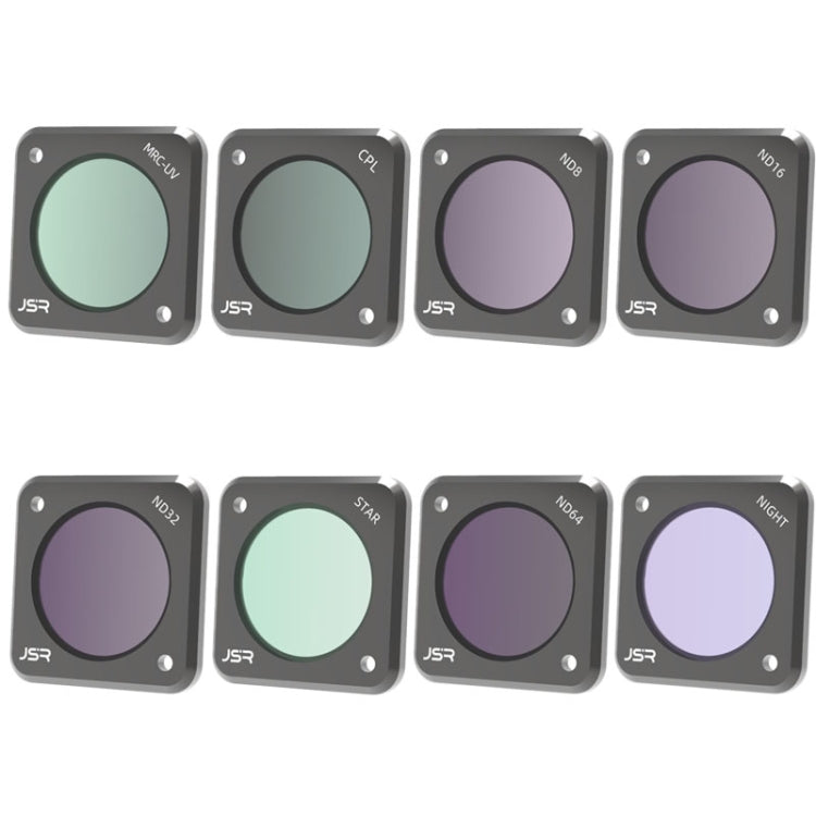 JUNESTAR Action Camera Filters For DJI Action 2,Style:  CS-8in1 - free shipping - PMC TechLife - Order now!