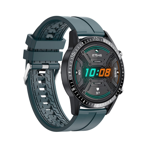 I9 1.5 Inch Heart Rate/Blood Pressure/Blood Oxygen Monitoring Watch, Color: Green
