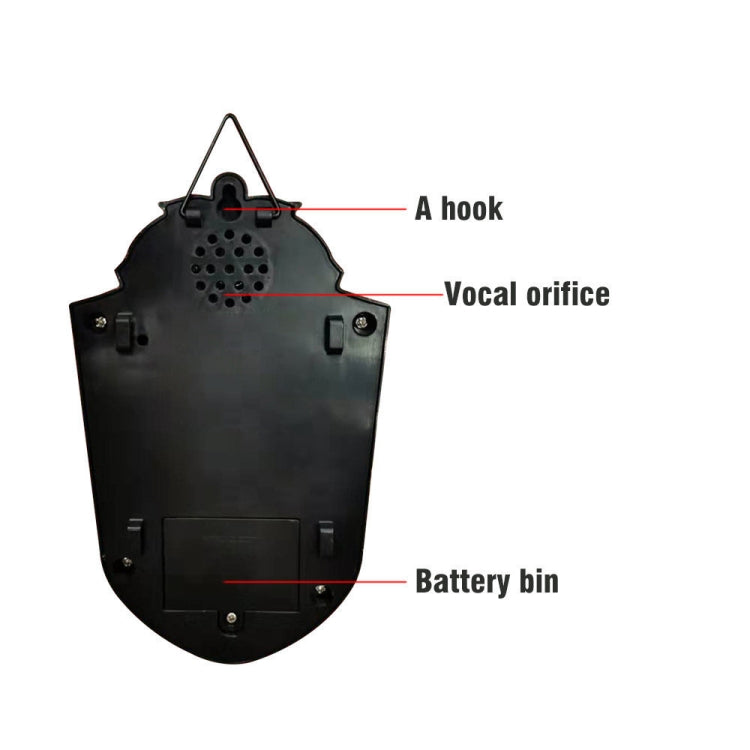 Halloween One-eyed Doorbell Glowing Horror Sound Decoration Pendant Black - Prop Decorations by PMC TechLife | Online Shopping South Africa | PMC TechLife