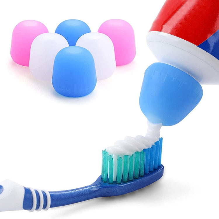 5 PCS Manual Silicone Self-Sealing Toothpaste Cap Aid(Red) - Toothpaste Squeezing Device by PMC Jewellery | Online Shopping South Africa | PMC Jewellery | Buy Now Pay Later Mobicred