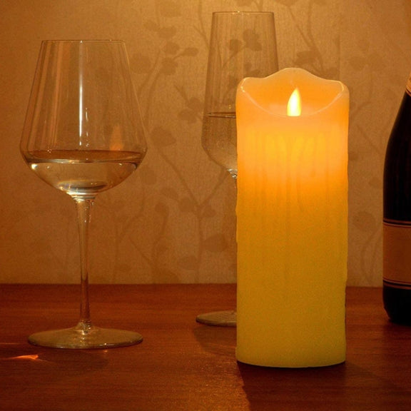 LED Electronic Candle Lights Halloween Christmas Decoration Props, Size: 7.5x10cm(Plastic Tears Candle Lights)