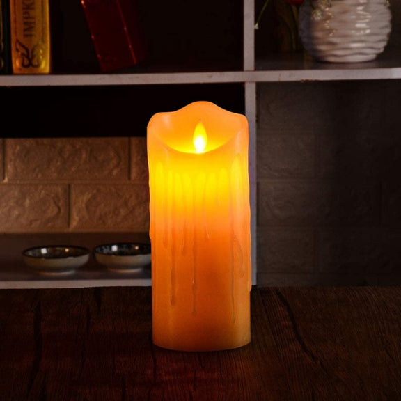 LED Electronic Candle Lights Halloween Christmas Decoration Props, Size: 7.5x10cm(Plastic Tears Candle Lights)