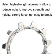 VG Sports Bike Lightweight Wear -Resistant Freewheel Patches, Style: 11 Speed 13T (Silver)