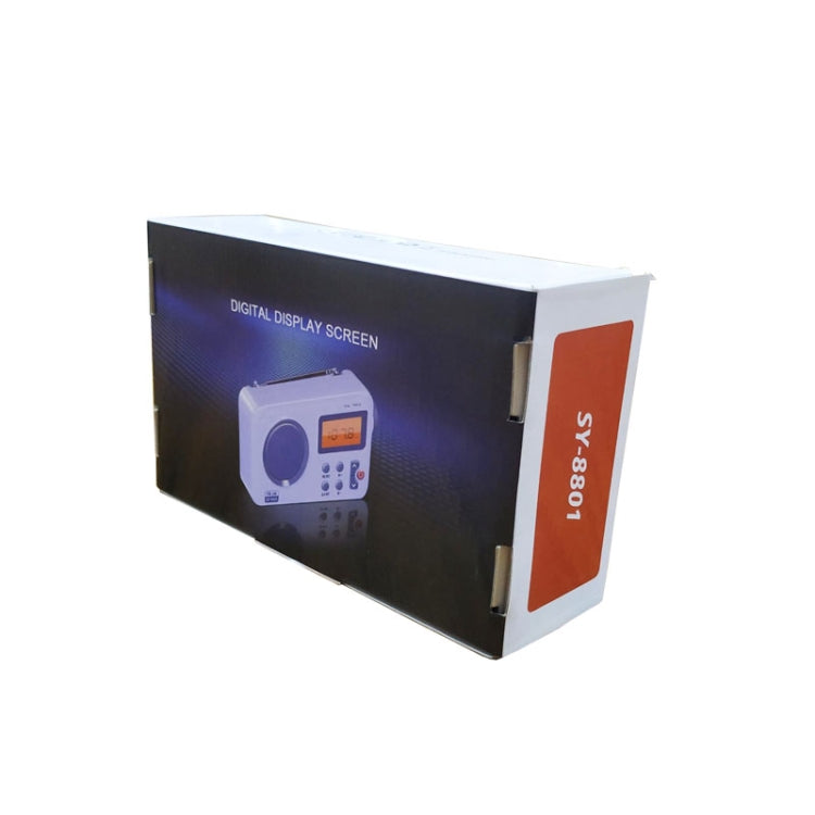 SY-8801 Portable Retro Radio HD LCD Screen Weight Bass Short Wave Radio(White) - Radio Player by PMC TechLife | Online Shopping South Africa | PMC TechLife | Buy Now Pay Later Mobicred