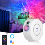 WiFi Graffiti Smart Circular Star Projection Light Home Theater Atmosphere Light(AU Plug)