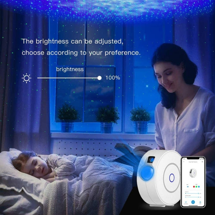WiFi Graffiti Smart Circular Star Projection Light Home Theater Atmosphere Light(AU Plug)