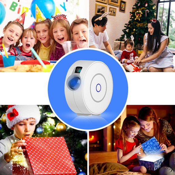 WiFi Graffiti Smart Circular Star Projection Light Home Theater Atmosphere Light(AU Plug)