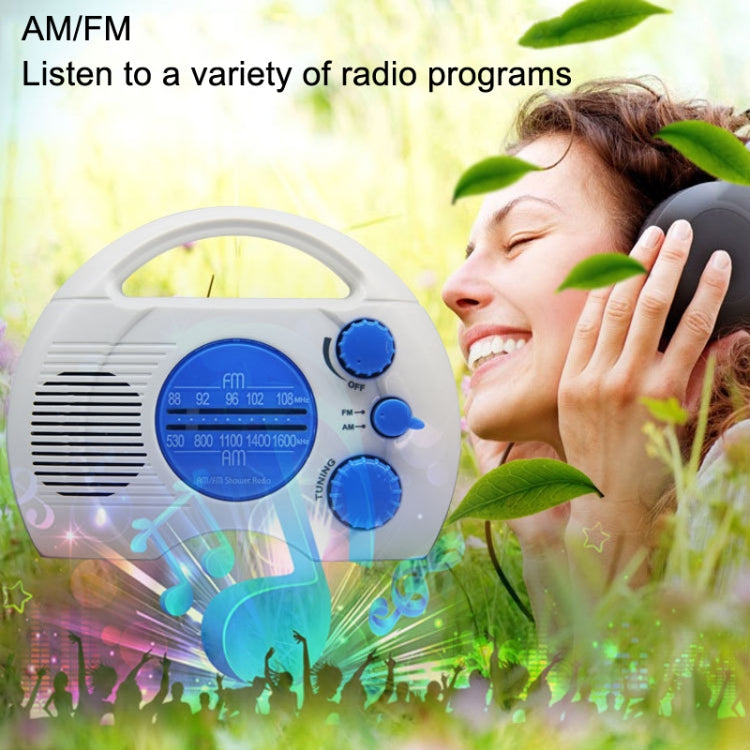 SY-910 AM/FM Two Waves Radio IPX4 Water-resistant Portable Radio