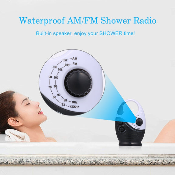 Sayin SY-950 Portable Water-resistant Small Radio AM/FM Universal Band Elder Radio(Blue)