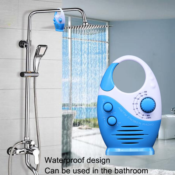 Sayin SY-950 Portable Water-resistant Small Radio AM/FM Universal Band Elder Radio(Blue)