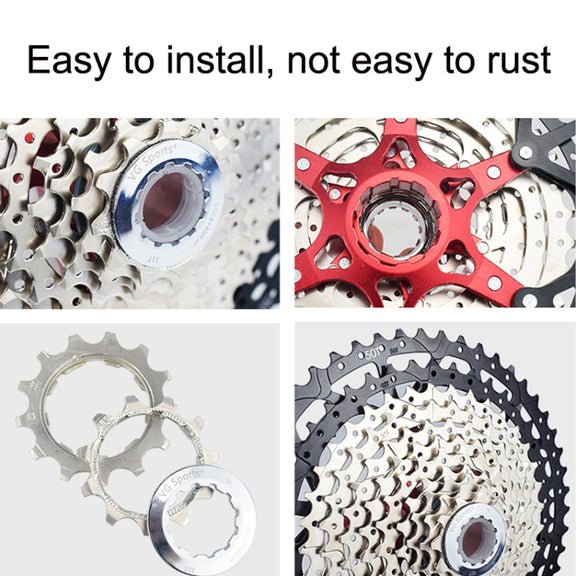 VG Sports Split Mountain Bike Lightweight Cassette Flywheel, Style: 12 Speed 52T (Silver)