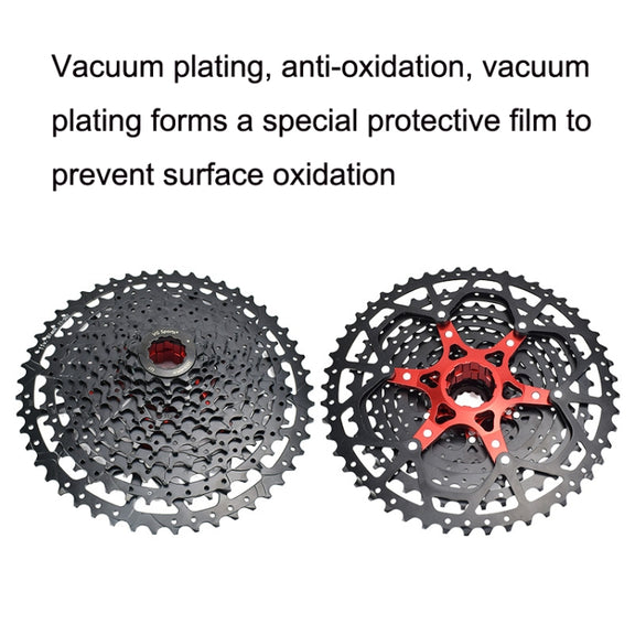 VG Sports Split Mountain Bike Lightweight Cassette Flywheel, Style: 11 Speed 52T (Black)