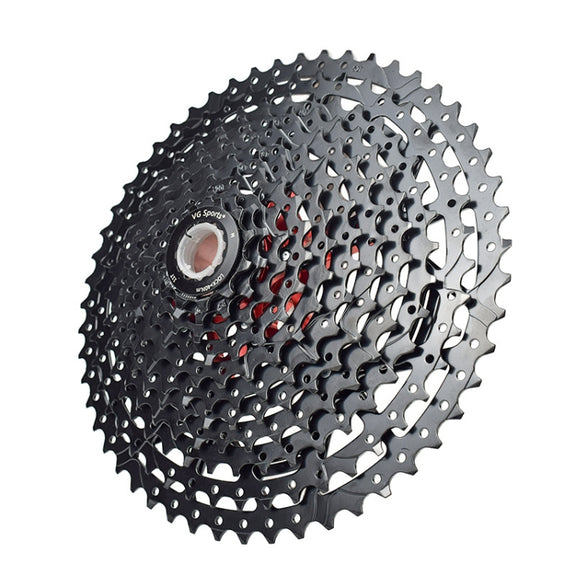 VG Sports Split Mountain Bike Lightweight Cassette Flywheel, Style: 11 Speed 52T (Black)