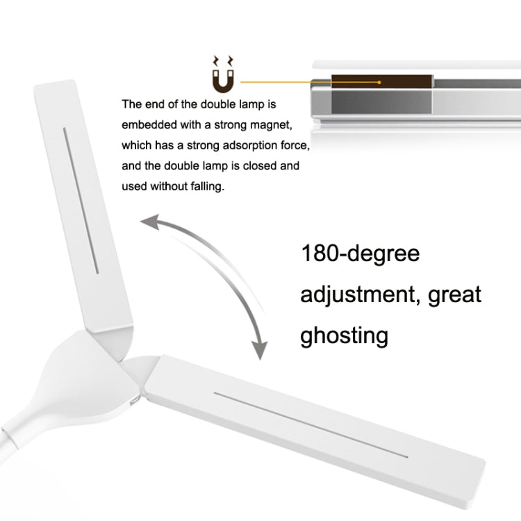 TD6 Student Mobile Phone Holder Pen Holder Eye Protection USB Desk Lamp(Pink) - free shipping - PMc TechLife - Order now!