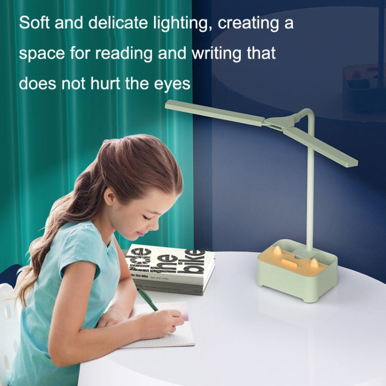 TD6 Student Mobile Phone Holder Pen Holder Eye Protection USB Desk Lamp(Pink) - free shipping - PMc TechLife - Order now!