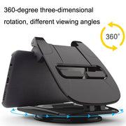 MM002 Car Dashboard Mobile Phone Holder Car Silicone Rotary Navigation Mobile Phone Holder(Black)