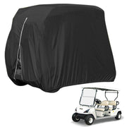 210D Oxford Cloth Golf Cart Cover Scooter Kart Dust Cover, Specification: 275 x 122 x 168 cm(Black)