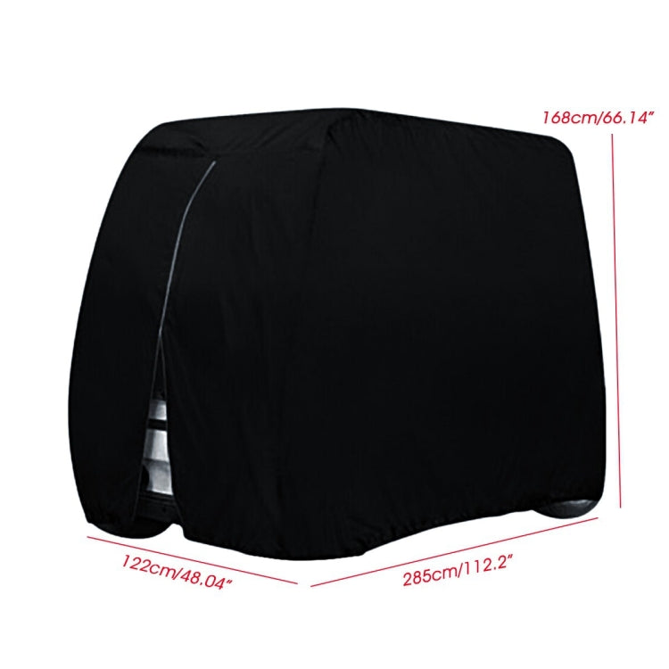 210D Oxford Cloth Golf Cart Cover Scooter Kart Dust Cover, Specification: 275 x 122 x 168 cm(Black) - Dust Covers by PMC TechLife | Online Shopping South Africa | PMC TechLife | Buy Now Pay Later Mobicred