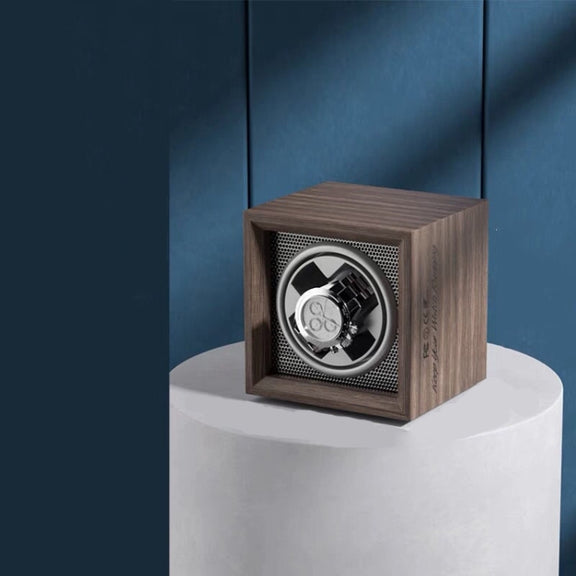 USB Automatic Mechanical Watch Shaker Watch Rotates Places Storage Box, Color: 1 Watch Black
