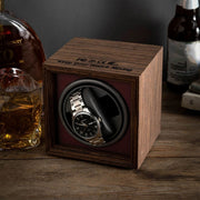 USB Automatic Mechanical Watch Shaker Watch Rotates Places Storage Box, Color: 1 Watch Red
