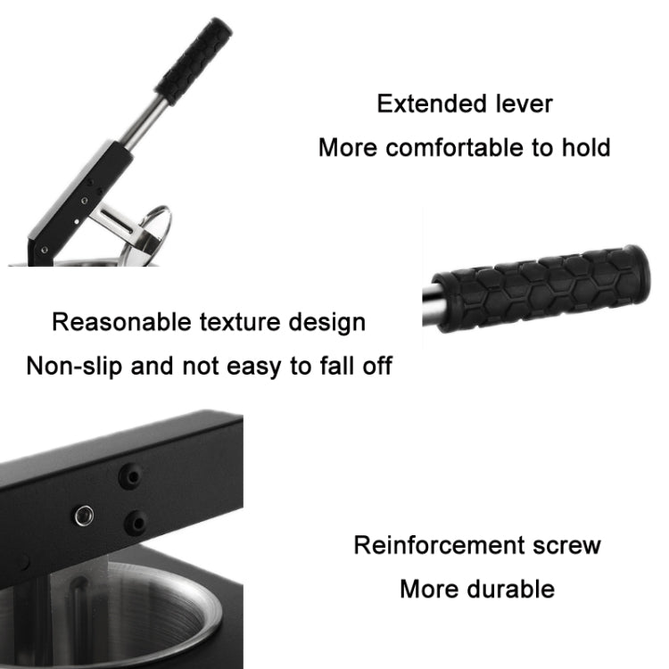 Household Manual Squeeze Fruit And Vegetable Juicer(Black) - Stirrer & Squeezer by PMC TechLife | Online Shopping South Africa | PMC TechLife | Buy Now Pay Later Mobicred