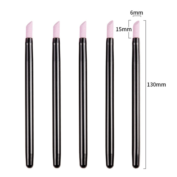 3 Sets 5 In 1 Nail Art Engraving And Grinding Pen Nail Repair Polishing Quartz Pen