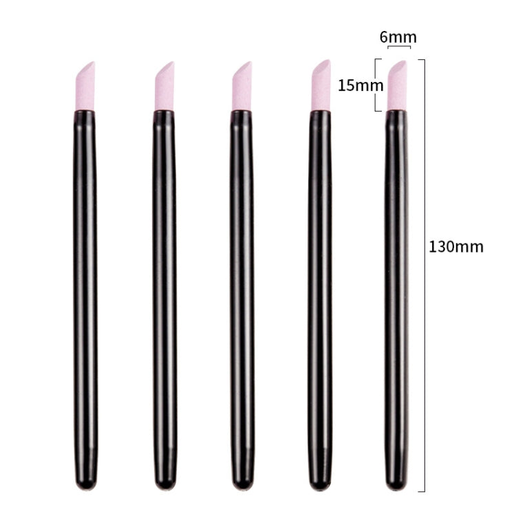 3 Sets 5 In 1 Nail Art Engraving And Grinding Pen Nail Repair Polishing Quartz Pen