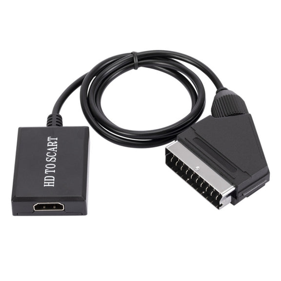 HDMI To Scart Converter 1080p HD Video Adapter