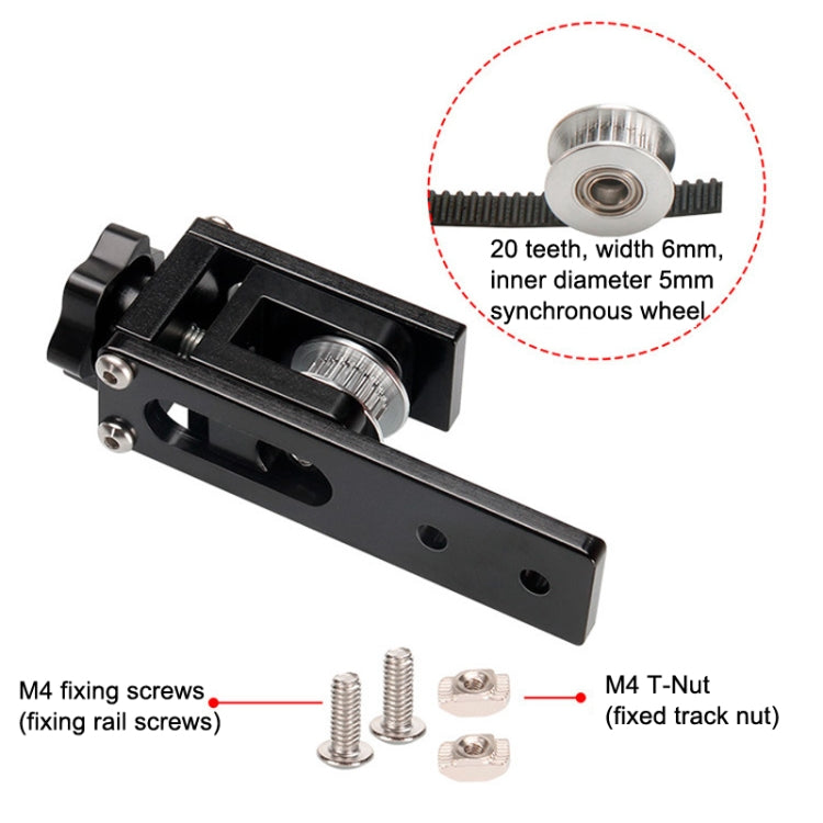 3D Printer Accessories Synchronize Band Stretching Adjustment Fixed Tight Device(Silver)
