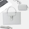 S176 Portable Waterproof Laptop Bag with Power Pack, Size: 13 inches(Light Grey) - 13.3 inch by PMC TechLife | Online Shopping South Africa | PMC TechLife | Buy Now Pay Later Mobicred