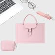 S176 Portable Waterproof Laptop Bag with Power Pack, Size: 13 inches(Cherry Pink) - 13.3 inch by PMC TechLife | Online Shopping South Africa | PMC TechLife | Buy Now Pay Later Mobicred