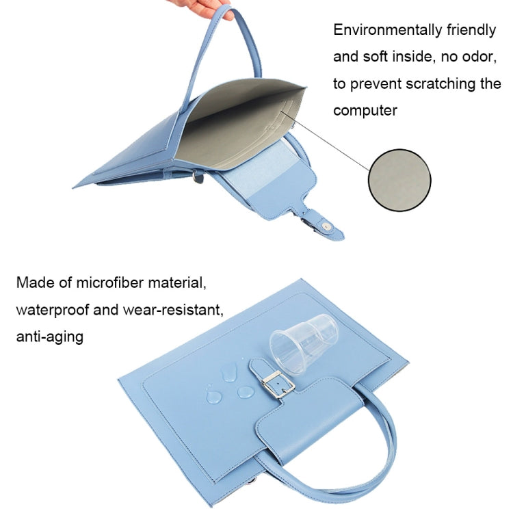 S176 Portable Waterproof Laptop Bag with Power Pack, Size: 15 inches(Light Grey) - 15 inch by PMC Jewellery | Online Shopping South Africa | PMC Jewellery | Buy Now Pay Later Mobicred