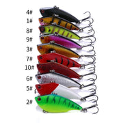 HENGJIA VI022 10g 6cm Plastic VIB Lure Hard Bait With Sound Beads(9)