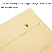 S178 3 In 1 Leather Water-resistant Laptop Liner Bag, Size: 14 inches(Apricot)