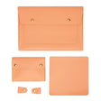 S178 3 In 1 Leather Waterproof Laptop Liner Bag, Size: 15 inches(Honeydet Oranges) - 15 inch by PMC TechLife | Online Shopping South Africa | PMC TechLife | Buy Now Pay Later Mobicred