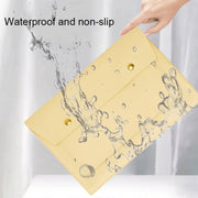 S178 3 In 1 Leather Water-resistant Laptop Liner Bag, Size: 15 inches(Light Yellow)
