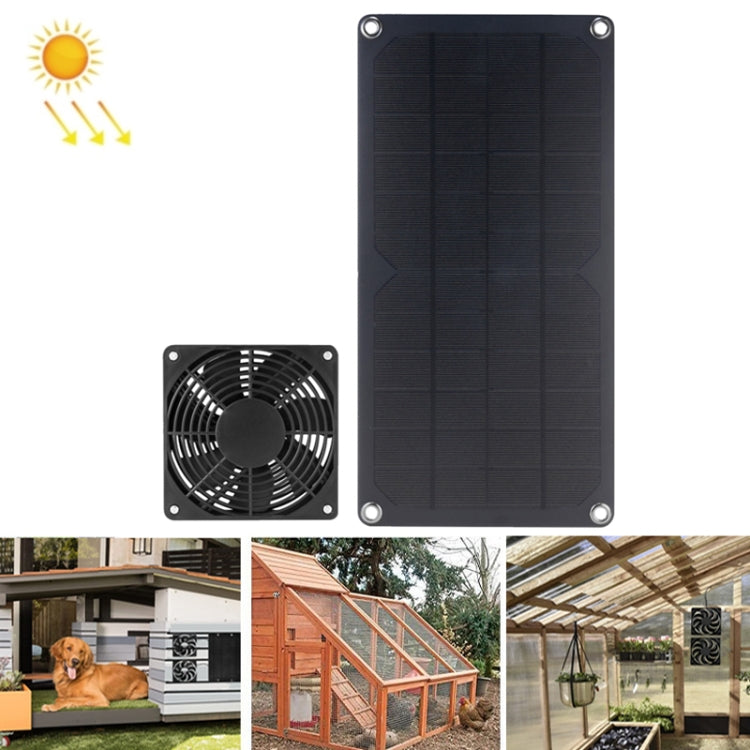 10W High Speed and Long Life Solar Mini Fan Outdoor Pet Exhaust Fan - free shipping - PMC TechLife - Order now!