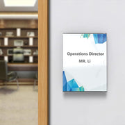 2 PCS 4x6 Inch Wall Mounted Acrylic Signage Bracket Wall Photo Frame