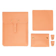 S177 3 In 1 Leather Waterproof Laptop Liner Bags, Size: 14 inches(Honeydet Oranges) - 14.1 inch by PMC TechLife | Online Shopping South Africa | PMC TechLife | Buy Now Pay Later Mobicred