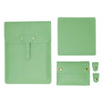 S177 3 In 1 Leather Waterproof Laptop Liner Bags, Size: 14 inches(Avocado Green) - 14.1 inch by PMC TechLife | Online Shopping South Africa | PMC TechLife | Buy Now Pay Later Mobicred