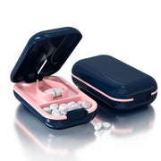 TP-009 Mini Pill Cutting Box Storage Box Dispenser(Sapphire Blue)