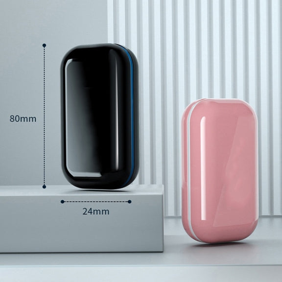 TP-009 Mini Pill Cutting Box Storage Box Dispenser(Arctic Black)