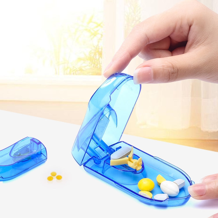 10 PCS Pills Divider Multifunctional Portable Pill Box(Transparent)